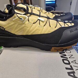 SALOMON ADVANCED ALPINWAY Low Cut Sneakers Olive Green L47859600 Mens Sz 12 US